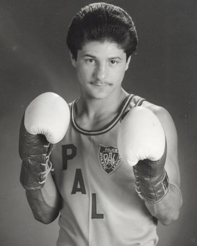 Johnny Tapia Photo Boxing Picture Police Athletic League Pal