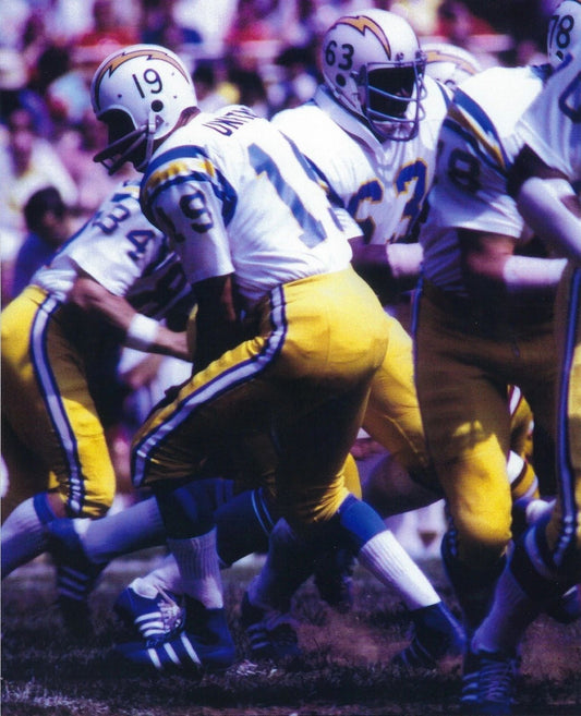 Johnny Unitas Photo San Diego Chargers Nfl Football Picture