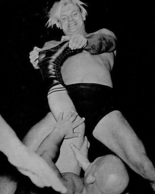 Johnny Valentine Vs Skull Murphy Photo Wrestling Picture Wwf