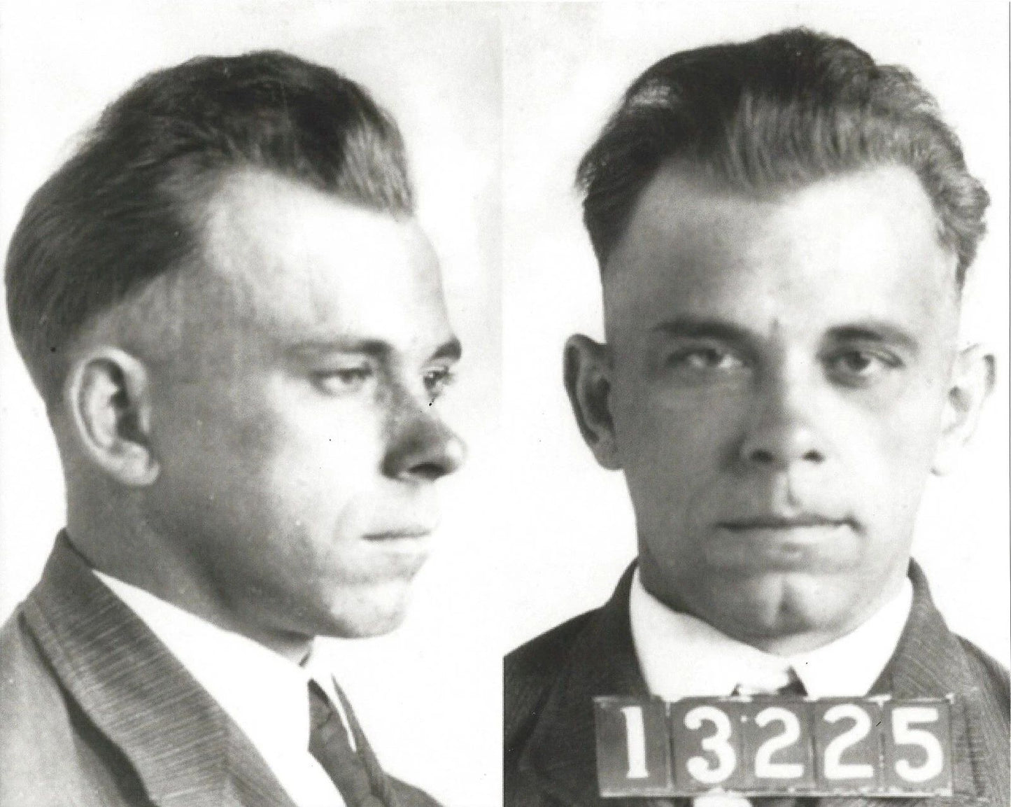 John Dillinger Mug Shot Photo Organized Crime Mobster Mob Picture