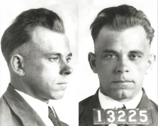 John Dillinger Mug Shot Photo Organized Crime Mobster Mob Picture