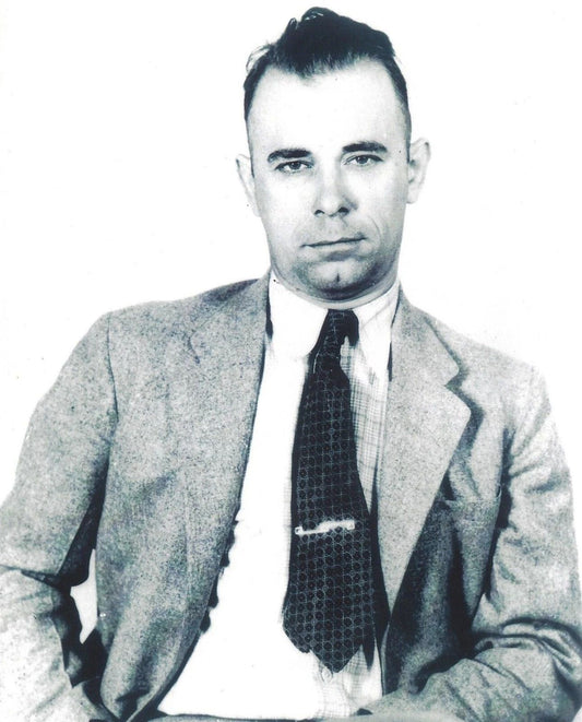 John Dillinger Keychain Organized Crime Mobster Mob Picture