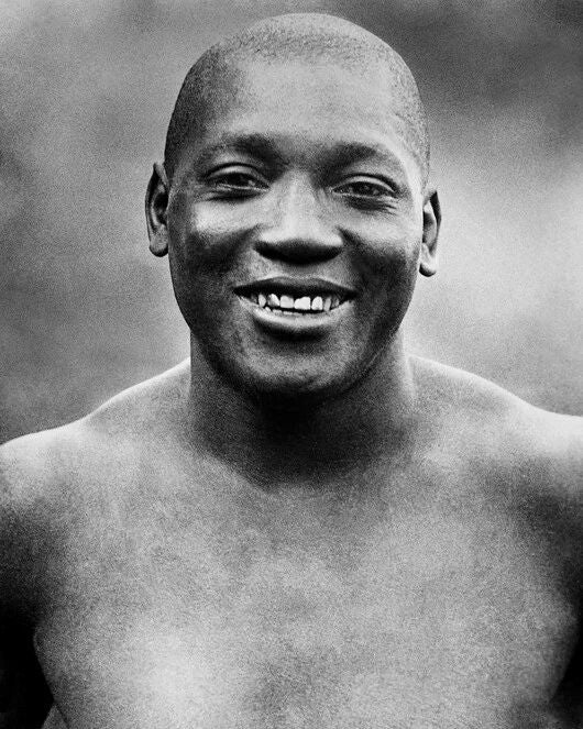 John 'Jack' Johnson Keychain Glossy Print Heavyweight Champion Boxer Keychain