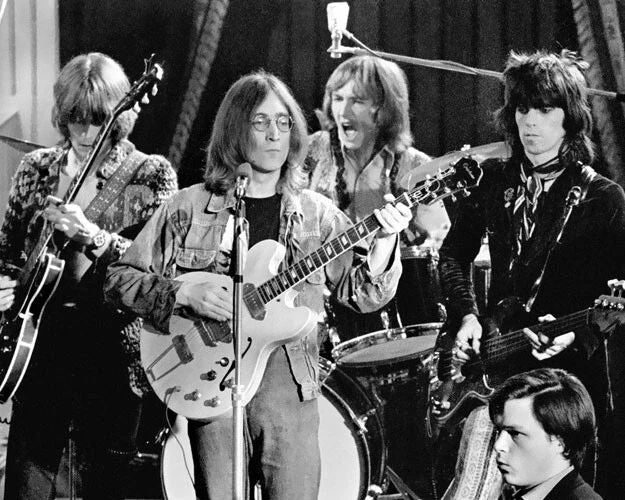 John Lennon Eric Clapton And Keith Richards Glossy 8X10 Keychain Print Music Keychain