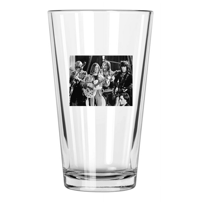 John Lennon Eric Clapton And Keith Richards 8X10 Music Pint Beer Drinking Glass