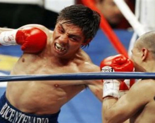 Jorge Arce Keychain Boxing Picture Close Action