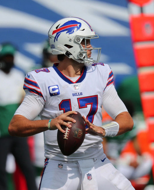 Josh Allen Photo Buffalo Bills Picture Nfl Football Looking To Pass