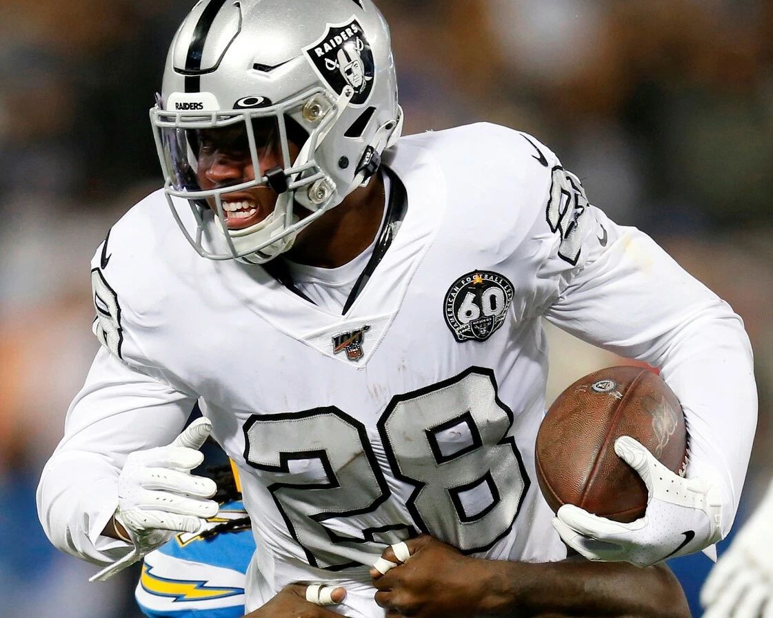 Josh Jacobs Photo Las Vegas Oakland Raiders Picture Nfl Vs Chargers