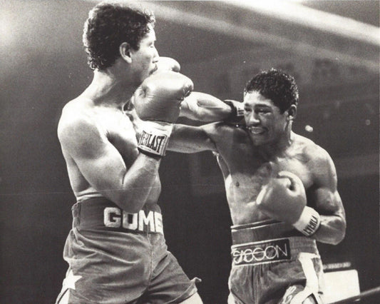 Juan Laporte & Wilfredo Gomez Keychain Boxing Picture