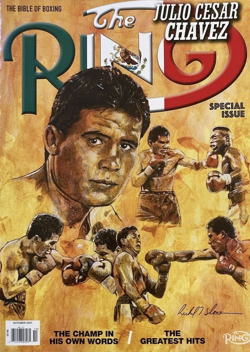 Julio Cesar Chavez Keychain Boxing Cover Picture