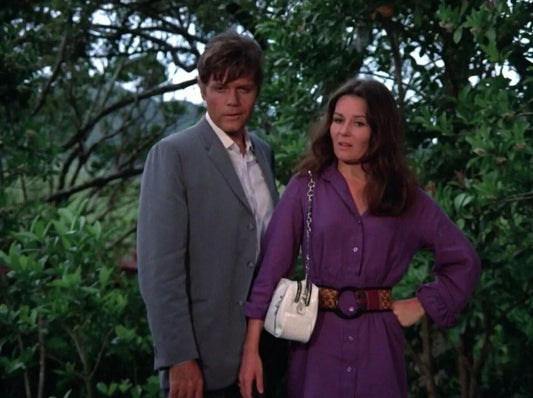 Jack Lord & Marj Dusay In Tv Show Hawaii Five O Picture Keychain Print