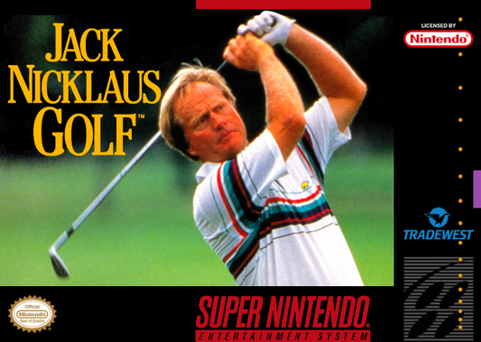 Jack Nicklaus Golf (Usa) Snes Print Poster