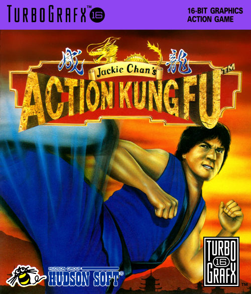 Jackie Chan S Action Kung Fu Turbografx 16 Print Poster