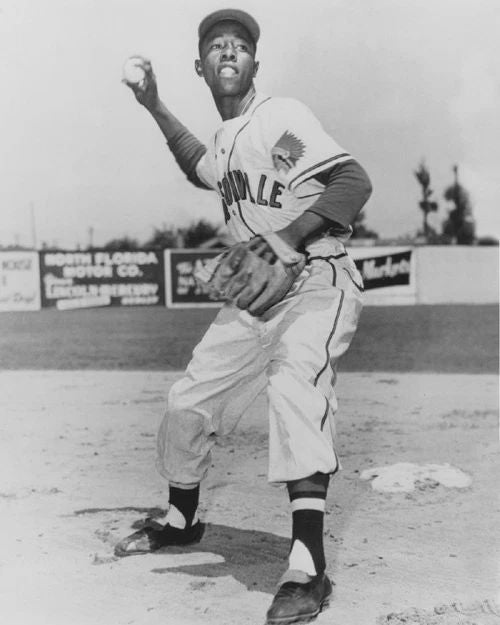 Jacksonville Braves Hank Aaron Glossy Magnet Minor League Baseball Print