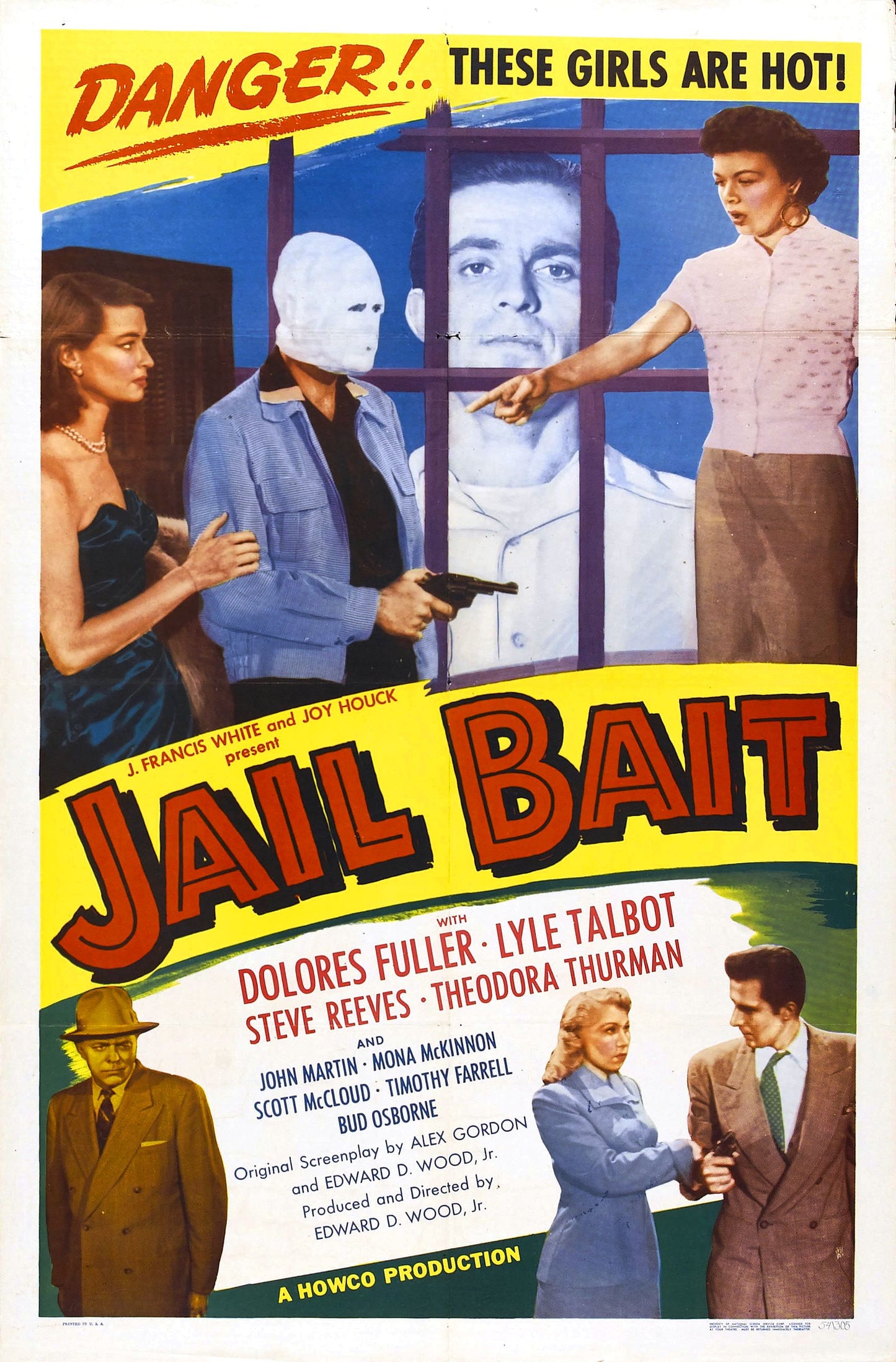Jail Bait 1954 Magnet 01 Movie Magnet