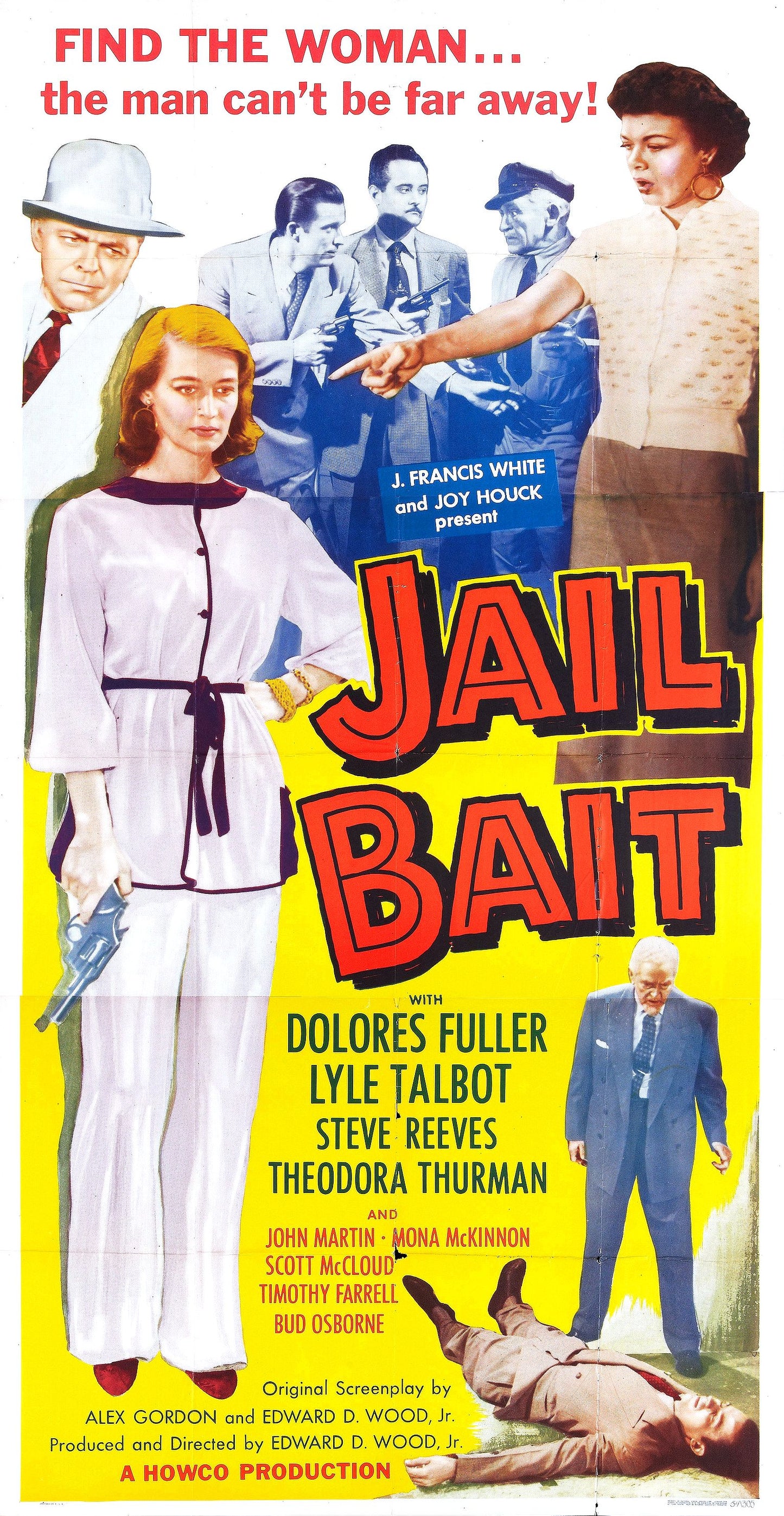 Jail Bait 1954 Magnet 03 Movie Magnet