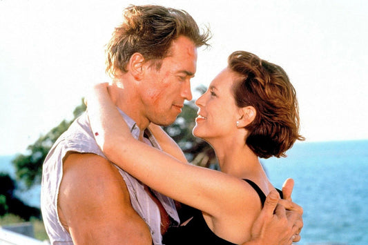 Jaimie Lee Curtis Arnold Schwarzenegger True Lies Movie Picture Keychain