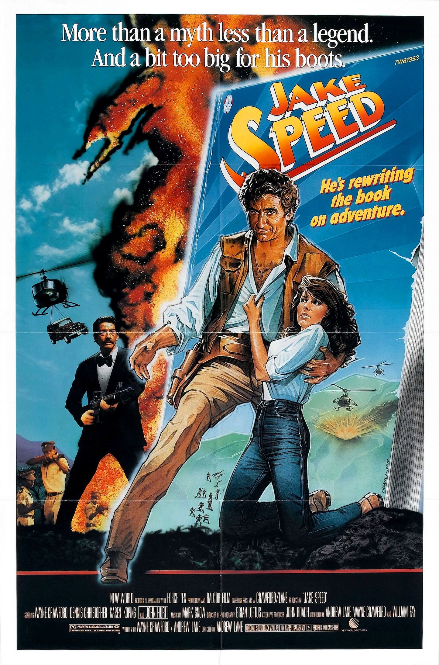 Jake Speed Magnet 01 Movie Magnet