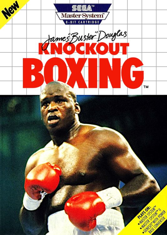 James 'Buster' Douglas Knockout Boxing Sega Master System Print Poster