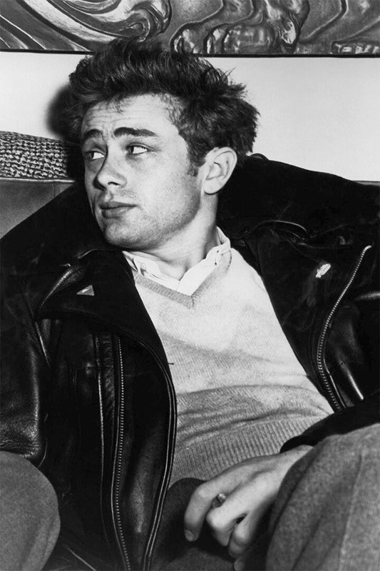 James Dean Cultural Icon Actor Vintage Black And White Art Decor Poster