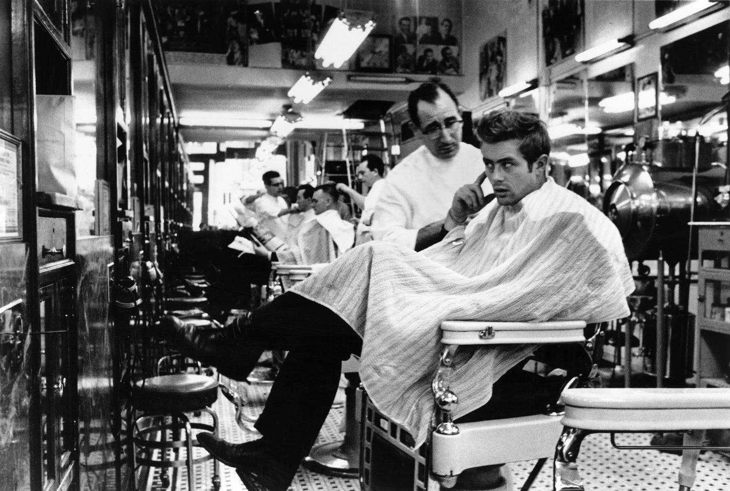 James Dean Haircut Barbershop Classic Retro Poster Picture Photo