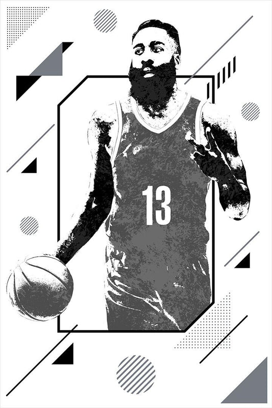 James Harden Philadelphia Basketball Player Wall Art Home Decor Poster