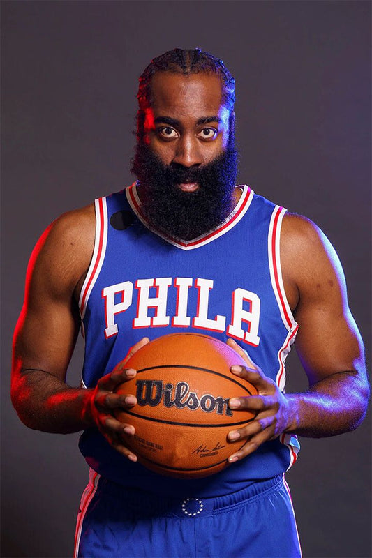 James Harden Philadelphia Basketball Team Match Adventure Wall Poster