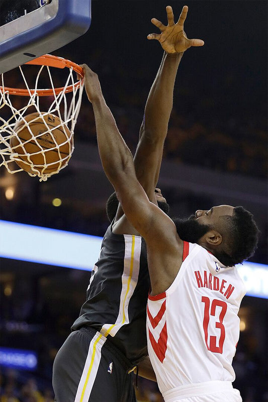 James Harden Slam Dunk Houston Basketball Wall Art Home Poster