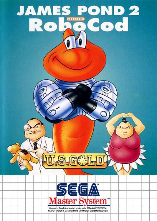 James Pond 2 Codename Robocod Sega Master System Print Poster