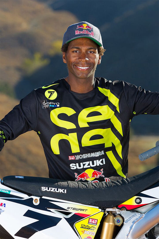James Stewart Motorcycle Cross Country Racing Star Wall Art Home Poster