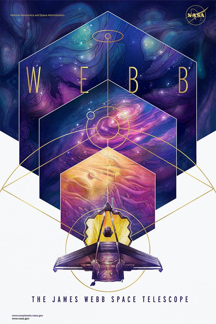 James Webb Space Telescope Nasa Travel Style Wall Home Decor Jigsaw Puzzle