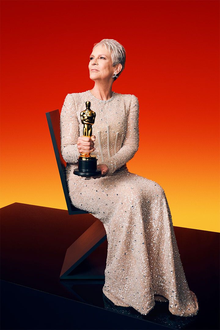 Jamie Lee Curtis 2023 Oscars American Artist Wall Home Decor Magnet