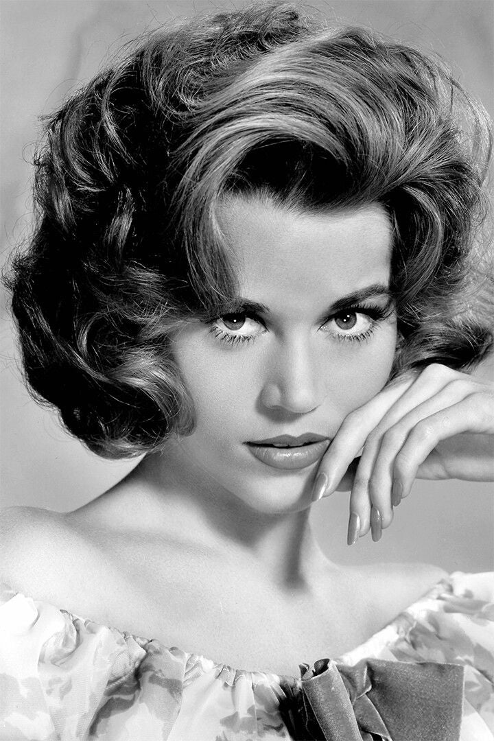 Jane Fonda Actress Serial Actor Print Jigsaw Puzzle