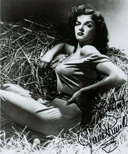 Jane Russell Outlaw Facsimile Autograph Retro Magnet Picture Reprint 11 X 17