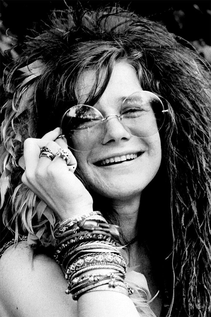 Janis Joplin Singer Print Image Jigsaw Puzzle