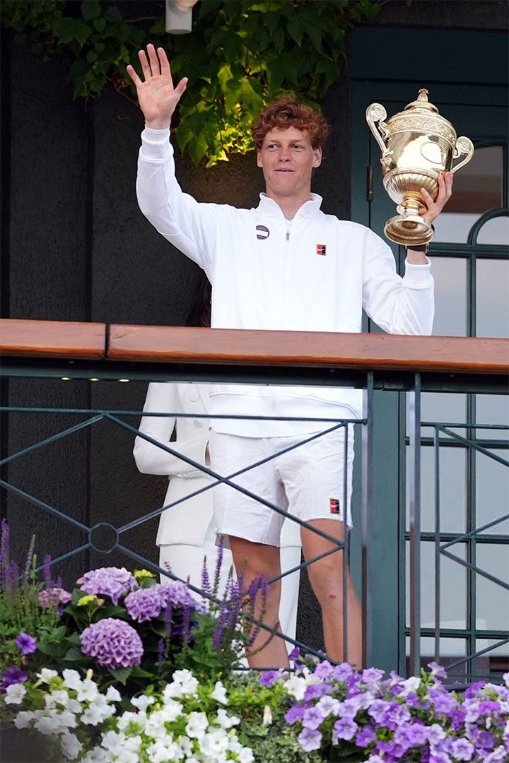 Jannik Sinner Tennis Champs Tribute London Grass Court 2025 Jigsaw Puzzle