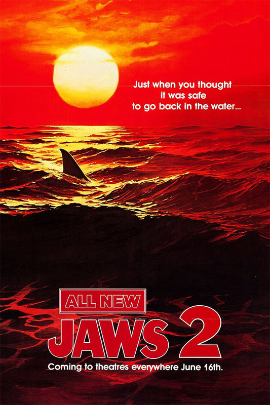 Jaws Movie Steven Spielberg 1974 Adventure Thriller Wall Art Home Poster