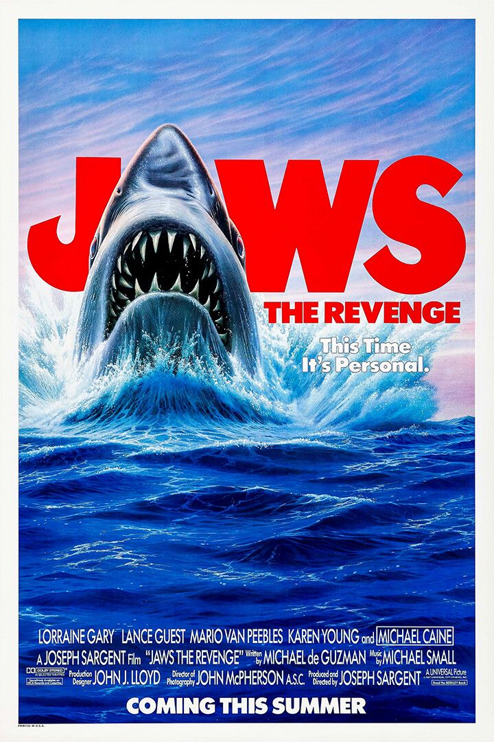 Jaws Movie Steven Spielberg 1974 White Shark Retro Jigsaw Puzzle