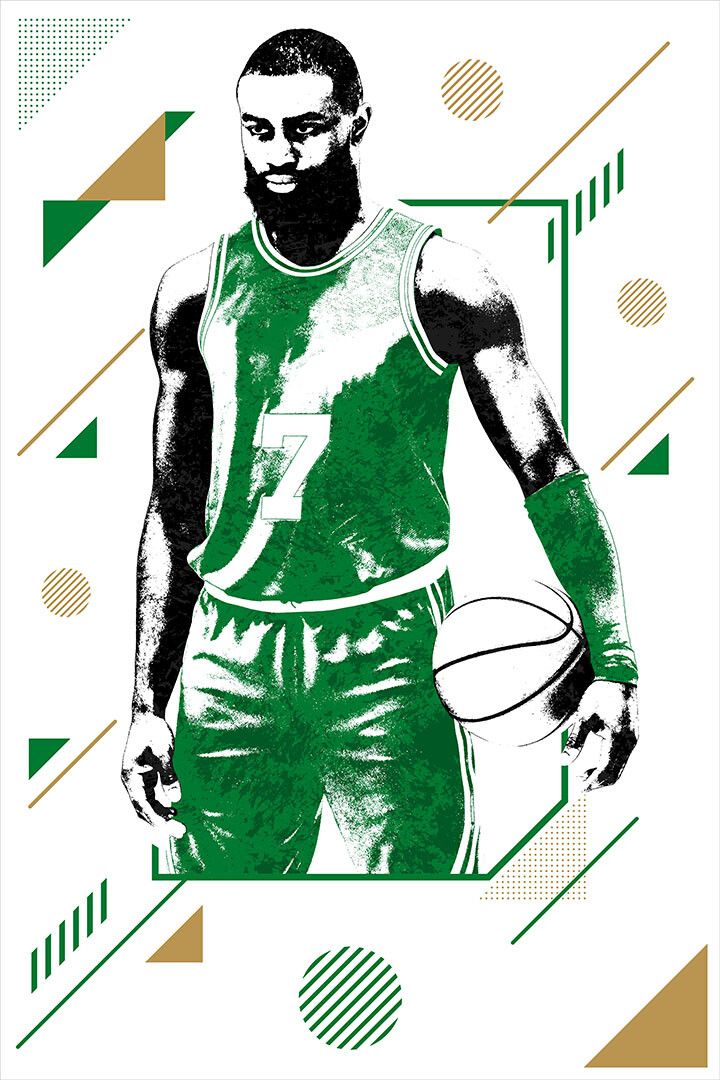 Jaylen Brown Boston Star Nba Basketball Keychain