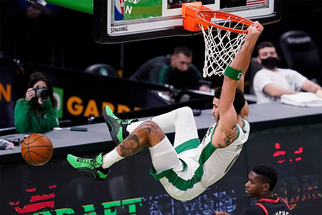 Jayson Tatum American Basketballer Boston Celtics Team Jigsaw Puzzle