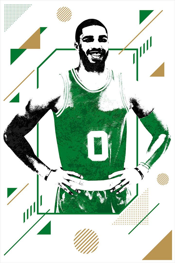 Jayson Tatum Boston Star Basketball Player Jigsaw Puzzle