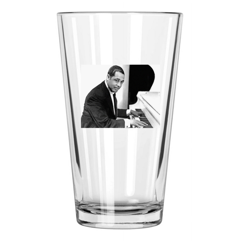 Jazz Artist Duke Ellington Photo Pianist 1 Pint Beer Drinking Glass