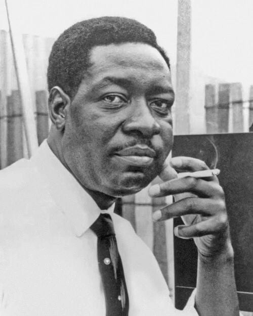 Jazz Artist Otis Spann Glossy Magnet Glossy Print Pianist Magnet