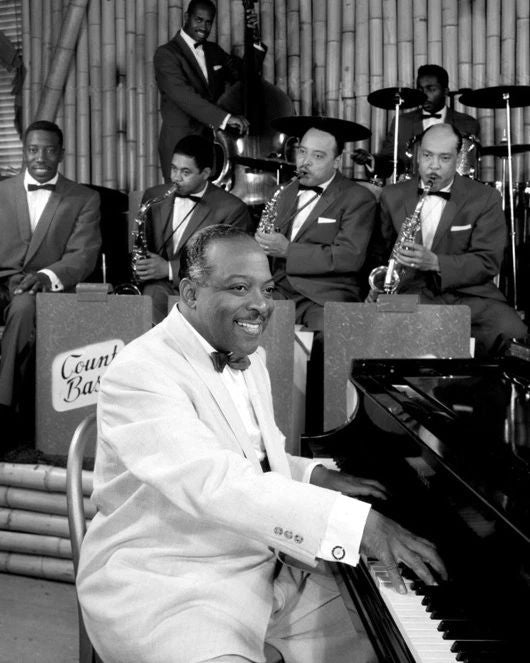 Jazz Bandleader Count Basie Glossy Keychain Pianist Print Big Band Music