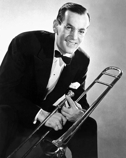 Jazz Bandleader Glenn Miller Glossy Keychain Big Band Keychain Music Print