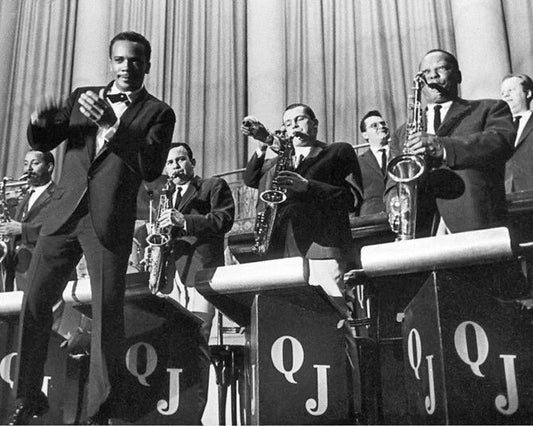 Jazz Bandleader Quincy Jones Glossy Magnet Orchestra Magnet Music Print
