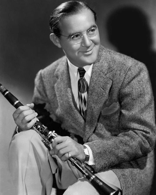 Jazz Clarinetist Benny Goodman Glossy Keychain Big Band Keychain 1