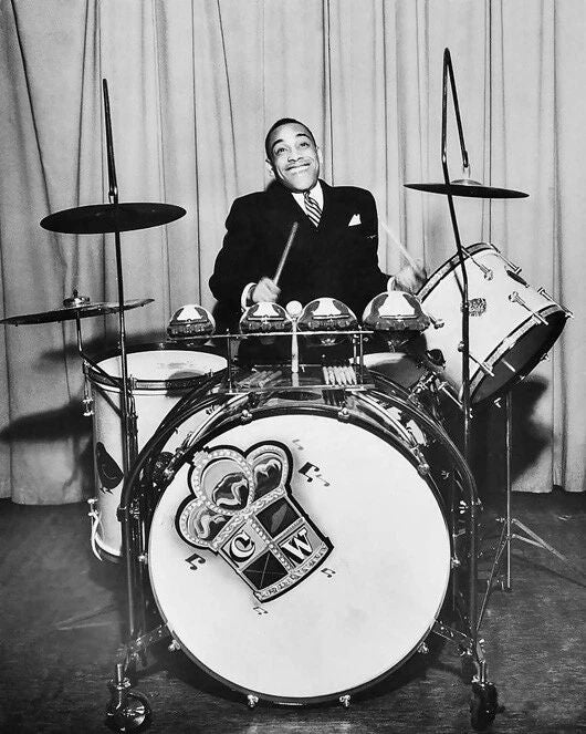 Jazz Drummer Chick Webb Glossy Magnet William Magnet Bandleader Print