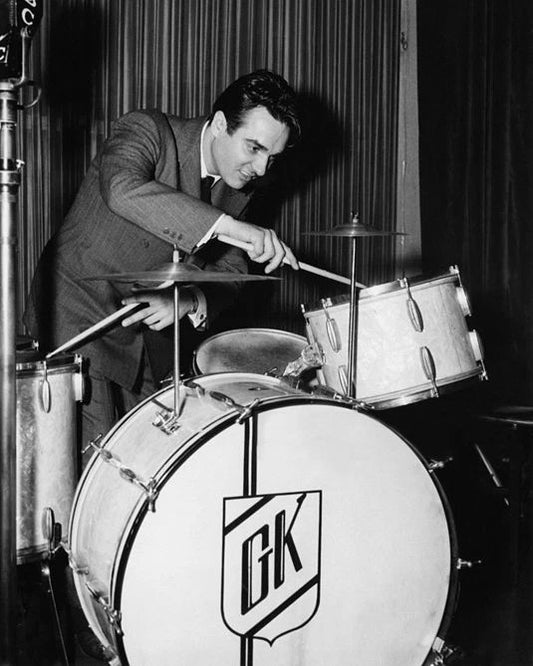 Jazz Drummer Gene Krupa Glossy Keychain Music Keychain