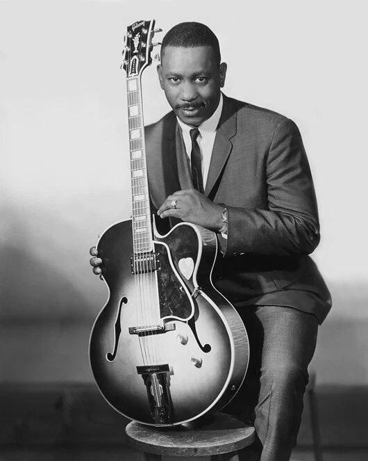 Jazz Guitarist Wes Montgomery Glossy Magnet Old Music Magnet 1